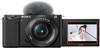 Sony - Alpha ZV-E10 APS Interchangeable Lens Mirrorless Vlog Camera Kit with Lens - Black
