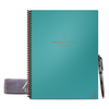 Rocketbook - Fusion Smart Reusable Notebook 7 Page Styles 8.5" x 11" - Neptune Teal - Neptune Teal