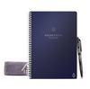 Rocketbook - Fusion Smart Reusable Notebook 7 Page Styles 6" x 8.8" - Midnight Blue - Midnight Blue