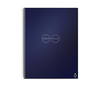 Rocketbook - Core Smart Reusable Notebook Dot-Grid 8.5" x 11" - Midnight Blue - Midnight Blue