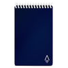 Rocketbook - Mini Smart Reusable Notebook Dot-Grid 3.5" x 5.5" - Midnight Blue - Midnight Blue