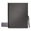 Rocketbook - Core Smart Reusable Notebook Lined 8.5" x 11" - Infinity Black - Infinity Black
