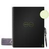 Rocketbook - Fusion Smart Reusable Notebook 7 Page Styles 6" x 8.8" - Infinity Black - Infinity Black