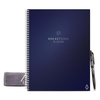 Rocketbook - Fusion Smart Reusable Notebook 7 Page Styles 8.5" x 11" - Midnight Blue - Midnight Blue
