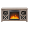 Camden&Wells - Colton 47.75" TV Stand with Crystal Fireplace - Gray Oak