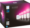 Philips - Hue White and Color Ambiance A19 Bluetooth 75W Smart LED Starter Kit