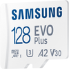 Samsung - EVO Plus 128GB microSDXC UHS-I Memory Card with Adapter