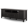 Simpli Home - Warm Shaker 72 inch TV Media Stand - Hickory Brown