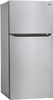 LG - 23.8 Cu Ft Top Mount Refrigerator with Internal Water Dispenser - Stainless Steel