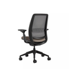 Steelcase Series 2 3D Airback Chair with Black Frame in Truffle Fabric and Nickel Mesh with Carpet Casters