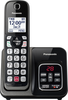 Panasonic Cordless Phone System with Smart Call Block, Talking Caller ID and Digital Answering Machine - KX-TGD830M - Matte Black