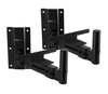 Gator Frameworks - Wall Mount Speaker Stands - Black