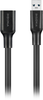 Insignia™ - 12' USB 3.0 A-Male to A-Female Extension Cable - Black