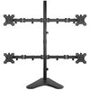 Mount-It! - Quad Monitor Desk Stand - Black