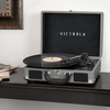 Victrola Journey Bluetooth Suitcase Record Player with 3-speed Turntable - New Grey