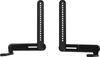 Best Buy essentials™ - Rear/Bottom Soundbar Wall Mount for Most 15 lb. Soundbars - Black