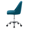 CorLiving Marlowe Upholstered Armless Task Chair - Dark Blue