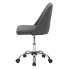 CorLiving Marlowe Upholstered Armless Task Chair - Dark Grey