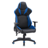 CorLiving Nightshade Gaming Chair - Black and Blue