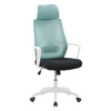 CorLiving Workspace Mesh Back Office Chair - Teal and Black