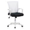 CorLiving Workspace Ergonomic White Mesh Back Office Chair - White and Black