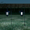 Nature Spring - Set of 2 Hanging Solar Coach Lights - 26” Outdoor Lighting with Hanging Hooks for Garden, Landscape, Driveway, Walkway - Black