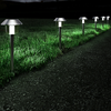 Nature Spring - Solar Pathway Lights - 17” Stainless Steel Outdoor Stake Lighting for Garden, Landscape, Driveway, Walkway - Set of 6 - Stainless Steel