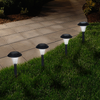 Nature Spring Solar Outdoor Lights Set, 8 - Pc/Black - Black