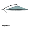 Nature Spring - Offset Patio Umbrella – 10 Ft Cantilever Hanging Outdoor Shade - Easy Crank and Base for Table, Deck, Porch (Green) - Dusty Green