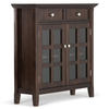 Simpli Home - Acadian Entryway Storage Cabinet - Brunette Brown