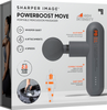 Sharper Image Powerboost Move Portable Massager - Gunmetal Gray