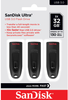 SanDisk - Ultra 32GB USB 3.0 Type-A Flash Drive with Hardware Encryption (3-Pack)
