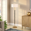 Camden&Wells - Simone Floor Lamp - Matte Black/Brass