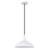 Camden&Wells - Barton Metal Pendant - Matte White/Brass