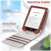 SaharaCase - Folio Case for Amazon Kindle Paperwhite (11th Generation - 2021 release) - Brown