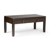 Simpli Home - Cosmopolitan Coffee Table - Mahogany Brown