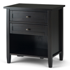 Simpli Home - Warm Shaker Bedside Table - Hickory Brown