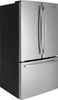GE - 27.0 Cu. Ft. French Door Refrigerator with Internal Water Dispenser - Fingerprint resistant stainless steel
