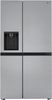 LG - 23 cu ft Side By Side Refrigerator with Craft Ice - Stainless steel