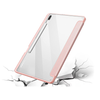 SaharaCase - Folio Case for Samsung Galaxy Tab S8+ and Tab S7 FE - Clear/Pink