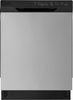 Insignia™ - Front Control Built-In Dishwasher with Smart Wash - Stainless steel