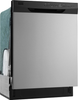 Insignia™ - Front Control Built-In Dishwasher with Smart Wash - Stainless steel