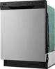 Insignia™ - Front Control Built-In Dishwasher with Smart Wash - Stainless steel