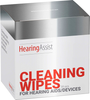 Hearing Assist Cleaning Wipes for Hearing Aids/Devices, 30 Count Individual Wipes - White