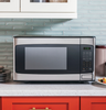 GE - 1.1 Cu. Ft. Mid-Size Microwave - Stainless steel