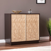 Southern Enterprises - Edgevale Anywhere Accent Cabinet - Brown and cream finish