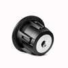 Alpine - R-Series Single 10” Dual Voice Coil  (4Ω + 4Ω) Subwoofer - Black