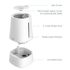 Pure Enrichment HUME Max - Easy Top Fill Ultrasonic Cool Mist Humidifier - White
