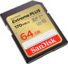 SanDisk - Extreme PLUS 64GB SDXC UHS-I Memory Card