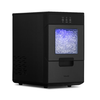 NewAir - 44lb. Nugget Countertop Ice Maker with Self-Cleaning Function - Black stainless steel